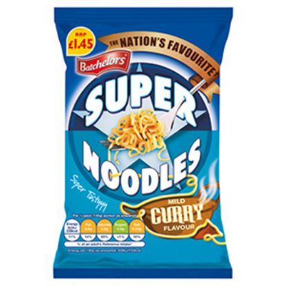 Picture of Batch (UK) Super Noodles Mild Curry PM £1.45 x8